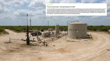 Natural gas well production site in South Texas Gulf Coast Basin