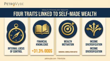 Self-made millionaire traits and key wealth-building statistics comparison