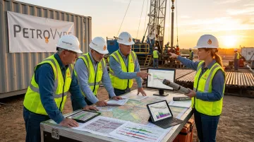 PetroVybe Partners LP leadership team overseeing natural gas operations