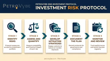 5-step financial risk management framework from identification to monitoring
