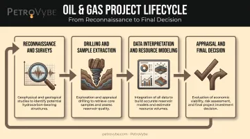 Four-step exploration drilling process from survey to final decision