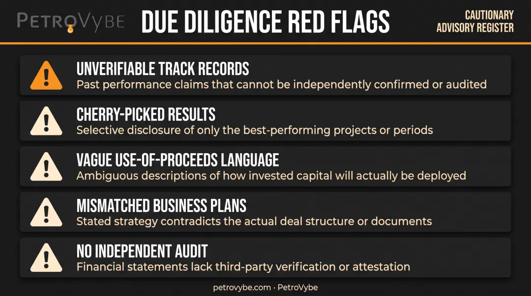 Five red flag warning signs in private placement investments