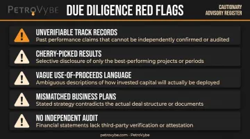 Five red flag warning signs in private placement investments