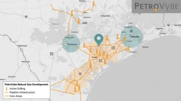 PetroVybe natural gas development assets across Texas Gulf Coast Basin