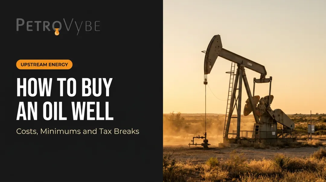 How to Buy an Oil Well: Costs, Minimums and Tax Breaks