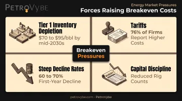 Four key drivers pushing US shale breakeven prices higher
