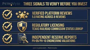 Three-point operator trust verification checklist for oil gas investors