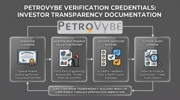 PetroVybe sponsor verification checklist showing licensing audits and reviews