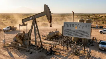 Natural gas well production site in Texas Gulf Coast Basin