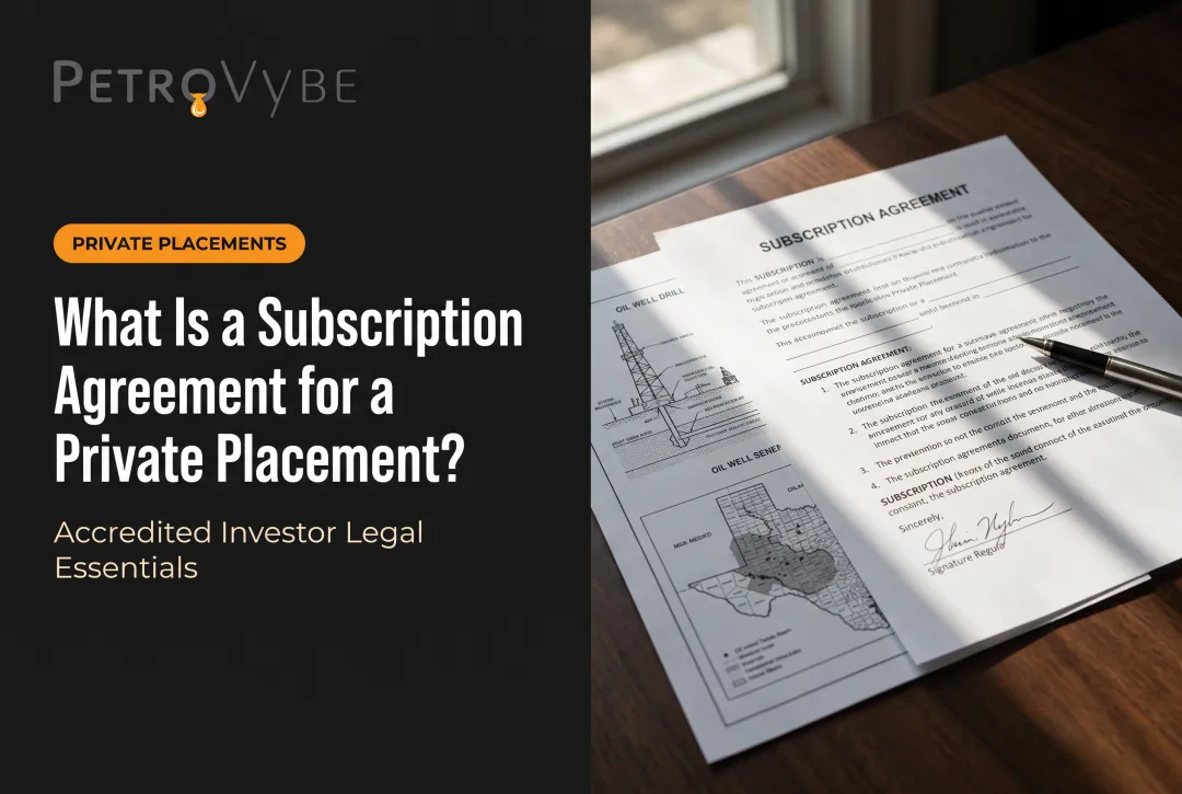 What Is a Subscription Agreement for a Private Placement?