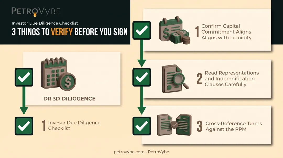 Three-step investor checklist before signing subscription agreement
