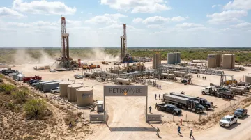 PetroVybe natural gas drilling site development in Lavaca County Texas