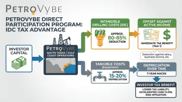 PetroVybe direct participation program IDC deduction tax benefits for accredited investors