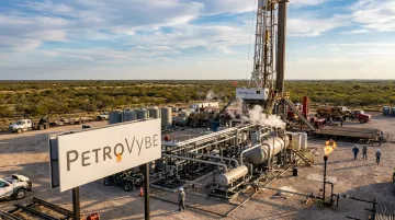 PetroVybe natural gas development site in Gulf Coast Basin Texas