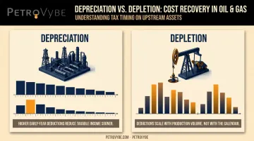 Depreciation versus depletion methods and their effect on reported income timing