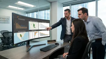 PetroVybe asset intelligence team analyzing well production and reserves data