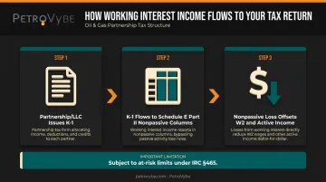 Oil and gas income reporting path from K-1 to Schedule E Part II nonpassive columns