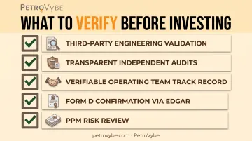 Oil and gas private placement due diligence checklist before investing