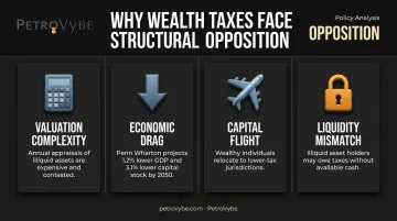 Four key arguments against wealth tax valuation liquidity capital flight and economic drag
