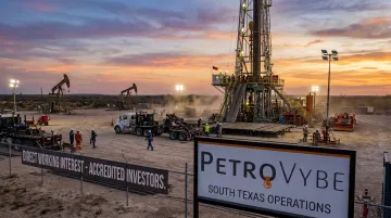 PetroVybe natural gas development project site in South Texas Lavaca County