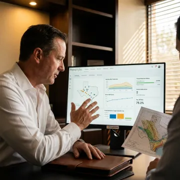 Oil and gas asset tracking dashboard