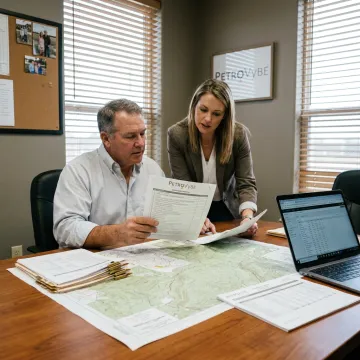 Oil and gas compliance review process