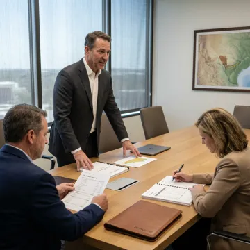 Oil and gas investment planning meeting