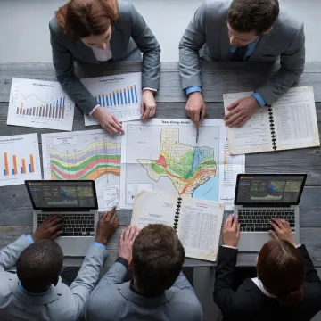 Oil and gas investor relations meeting