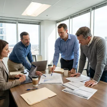 Investor reviewing natural gas asset strategy