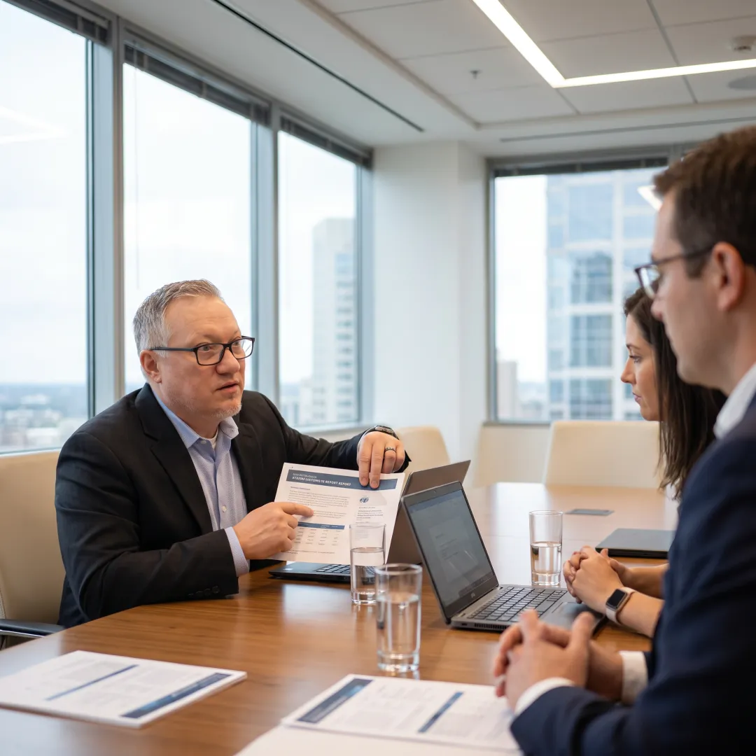 Oil and gas investor relations meeting