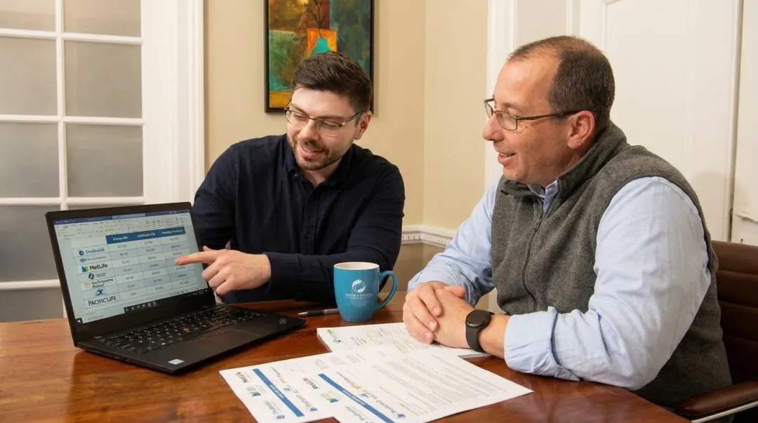 Philadelphia Life and Health advisor consulting small business owner client