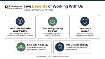Five key benefits of working with a group health insurance broker