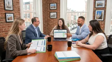 Philadelphia Life and Health advisory team consulting with local clients