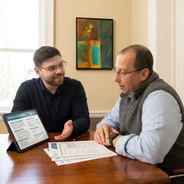 Pennsylvania resident reviewing dental insurance options with an advisor