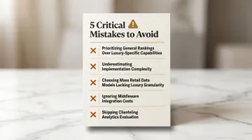 Five common ERP analytics buying mistakes luxury retailers make during platform selection