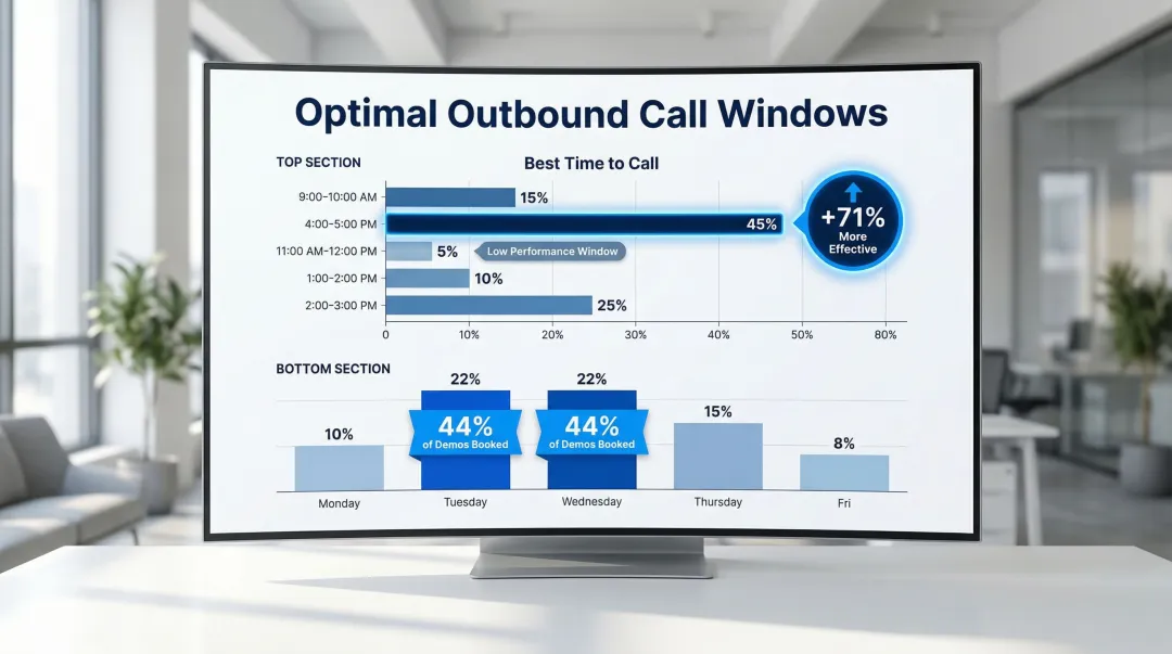 Best days and times to make cold calls for maximum connect rate