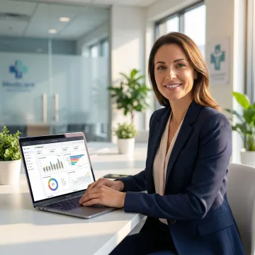 AI sales enablement platform dashboard used by a life sciences sales representative