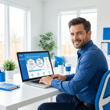 Partner completing AWS Cloud Practitioner certification readiness training on Pifini.ai platform