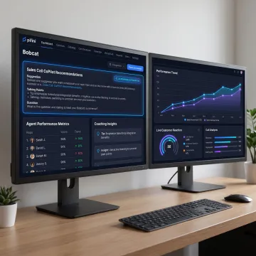 AI call scoring dashboard for sales teams