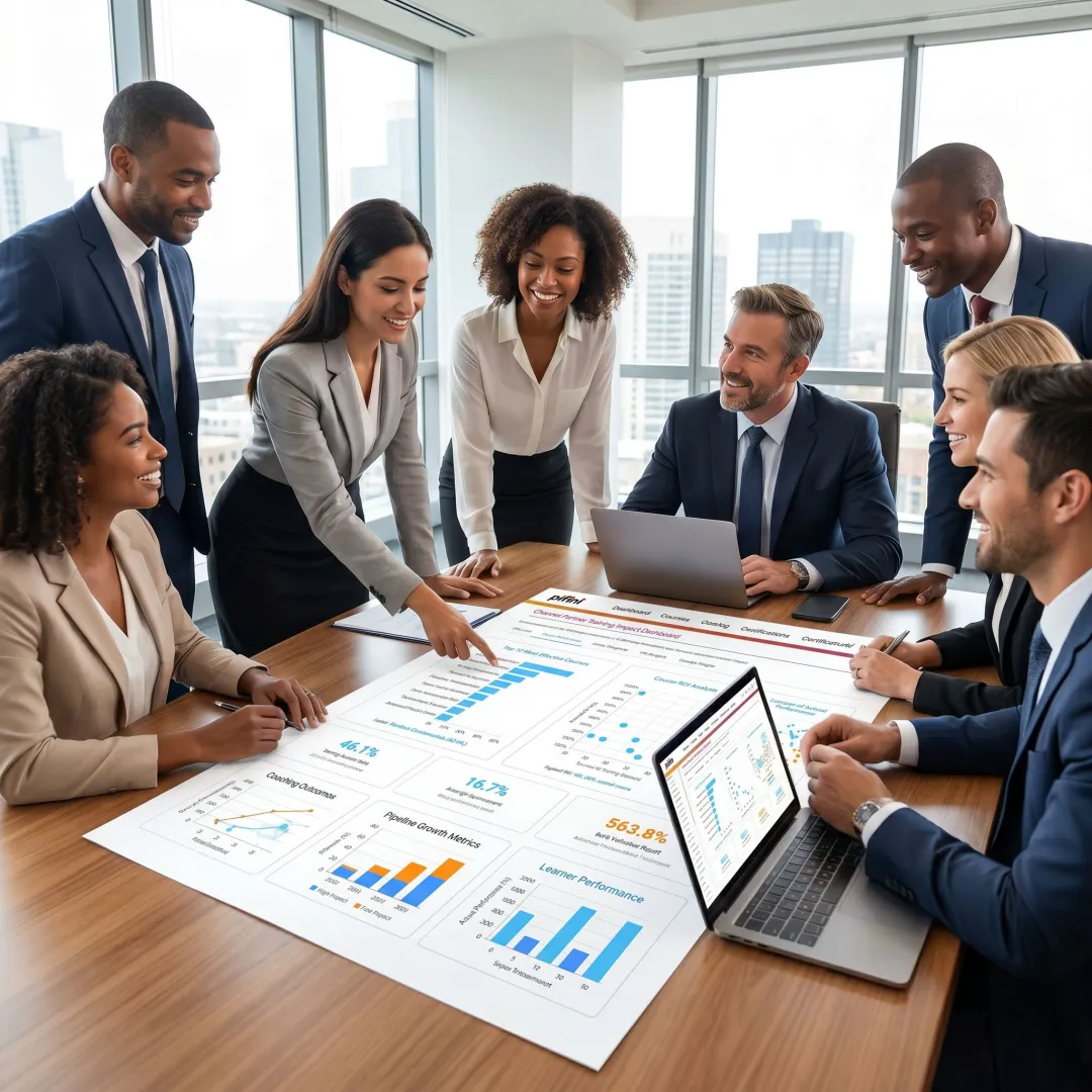 Training ROI reporting interface