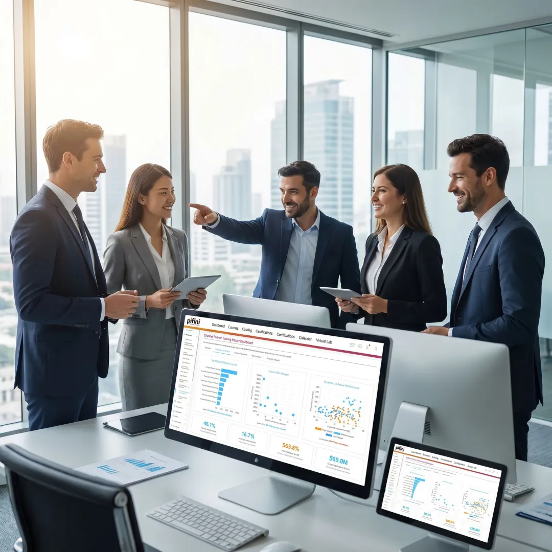 Analytics dashboard for training impact measurement