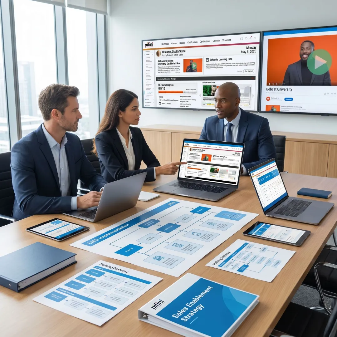 LMS consulting process for sales enablement