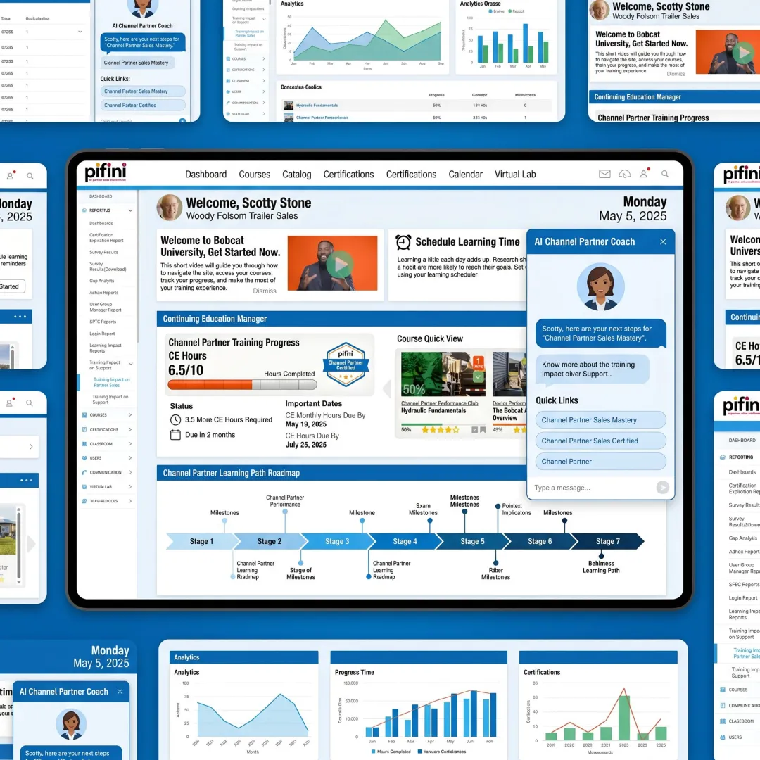 Power Platform partner training dashboard