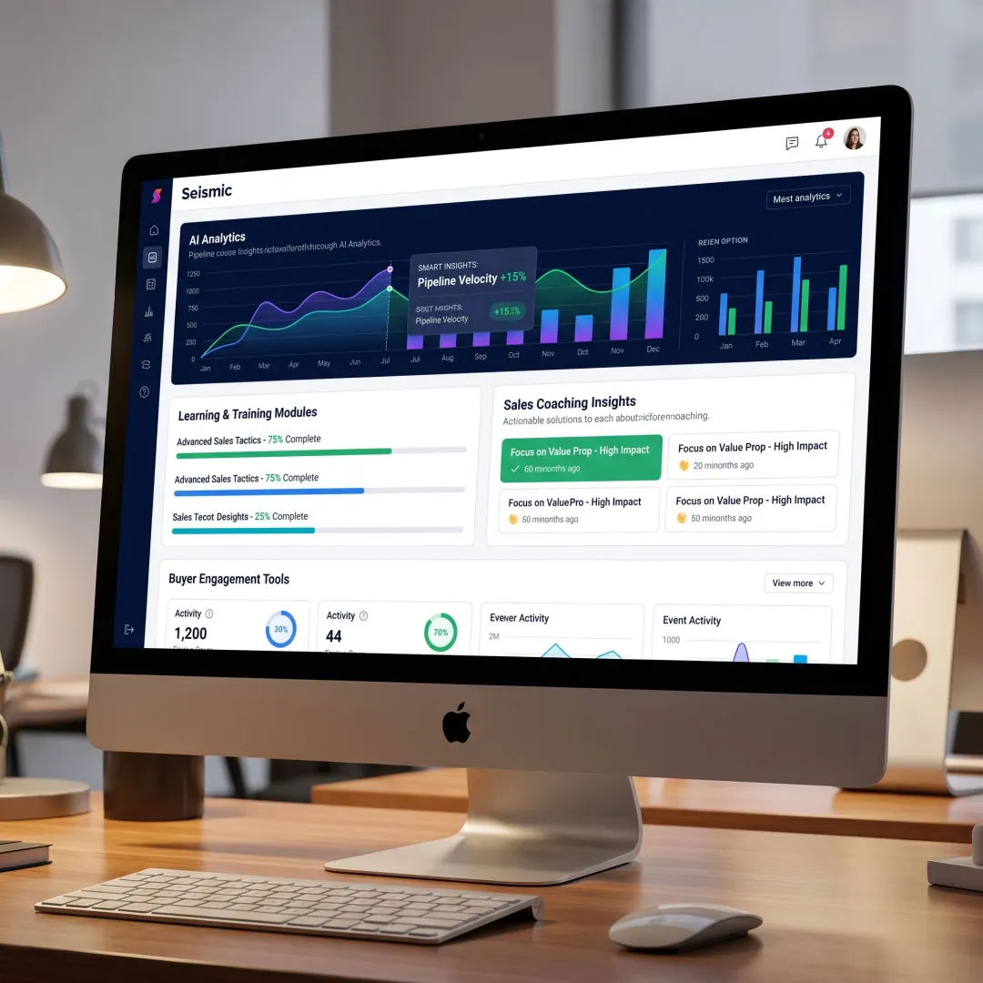 AI-powered business enablement platform dashboard