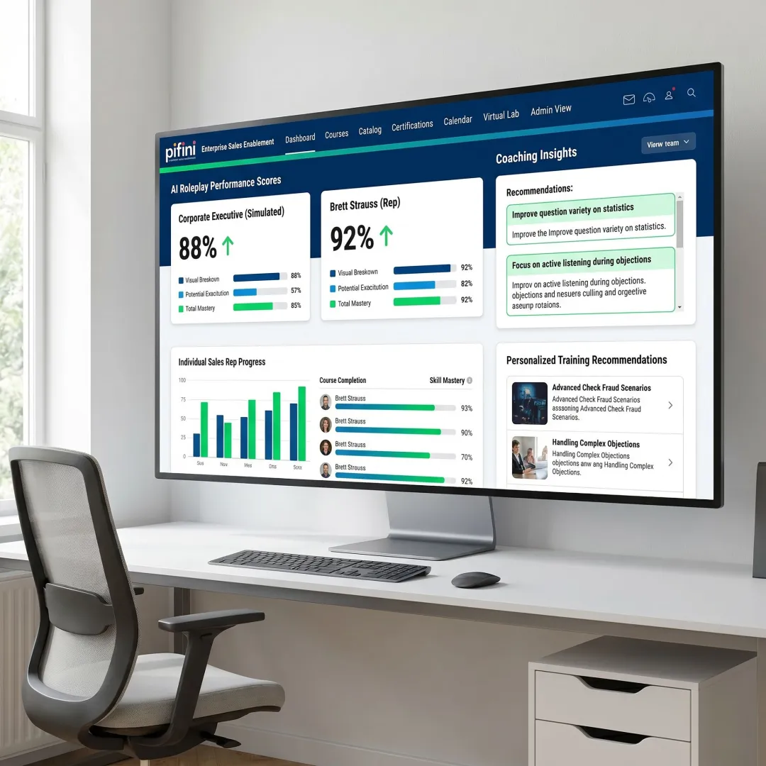AI sales coaching dashboard for enterprise teams