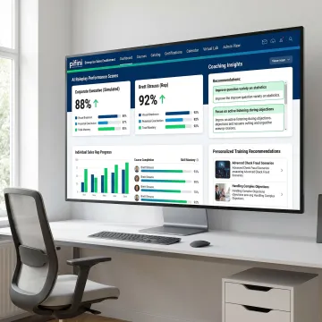 AI sales coaching dashboard for enterprise teams