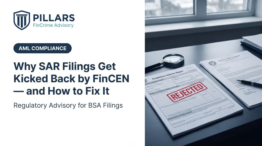 Why SAR Filings Get Kicked Back by FinCEN — and How to Fix It