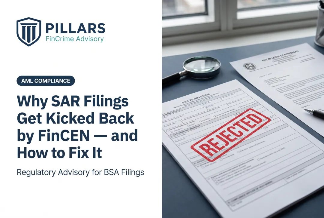 Why SAR Filings Get Kicked Back by FinCEN — and How to Fix It