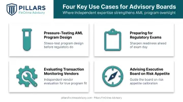 Four common use cases for financial crime advisory boards in fintech