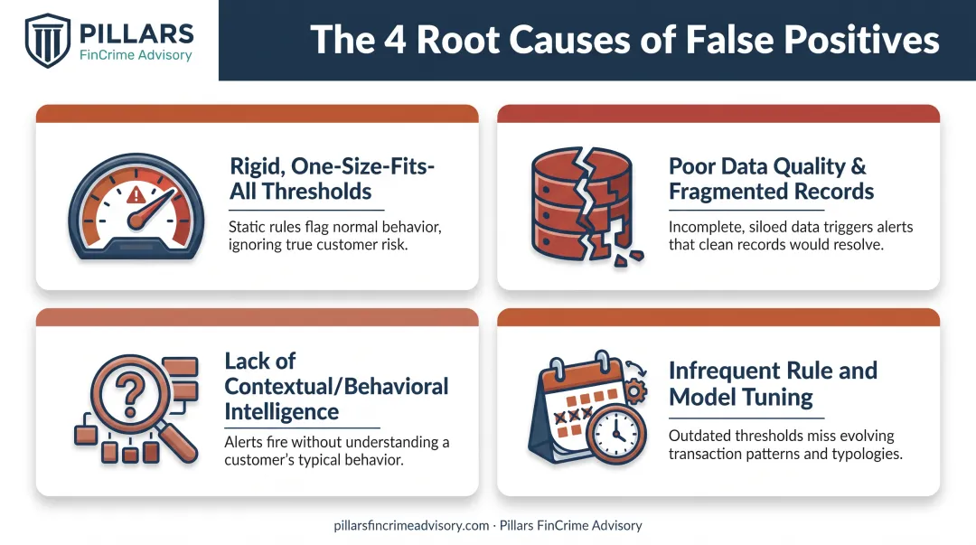 Four common causes of false positives in fraud detection systems
